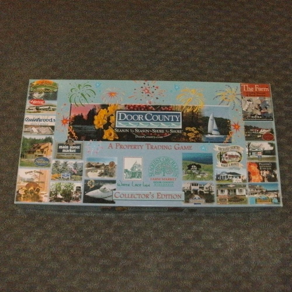 NEW ~ DOOR COUNTY Season To Season Collector’s Edition MONOPOLY STYLE GAME